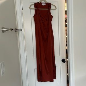 Silk Midi Dress